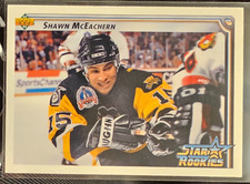 1992-93 Upper Deck Shawn McEachern #412 Pittsburgh Penguins