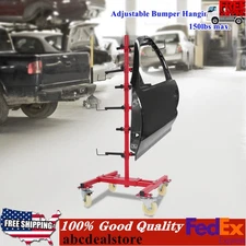 Panel Tree Paint Stand Panel Holder Car Panel Painting Stand w/ 6 Hooks 150lbs