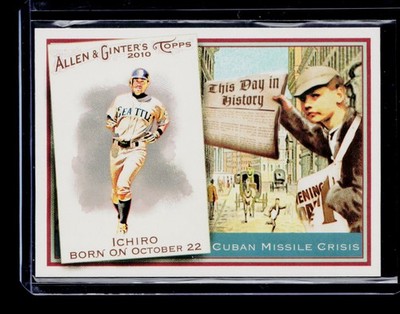 2010 Topps Allen & Ginter's - This Day in History ICHIRO Suzuki #TDH37 Mariners