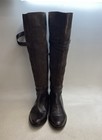 Ann Taylor Brown Suede Leather Tall Riding Boots Made in Italy Women's Size 8.5 — photo 3
