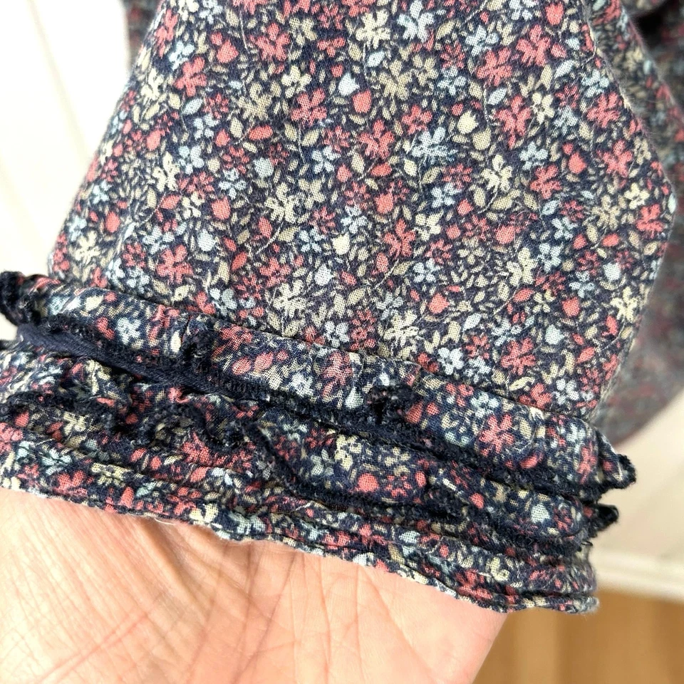 Camiseta sin mangas Mossimo Target para mujer boho hippie babydoll mini azul talla XXL Foto 2 de 4