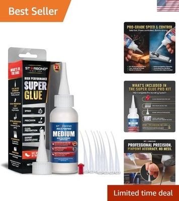 Quick-Setting Medium Super Glue Pro Kit   Adhesive for Hobby Models & Repairs