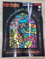 AUTHENTIC USED (- SECRET OF EVERMORE -)  INSERT POSTER SNES U/P-SNS-AEOE-USA(B)