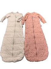 Ergopouch Sleep Suit Sack 3.5  2.5 TOG Set of 2 100 Organic Cotton EUC 2-4 Y