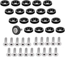 20PCS M6 Engine Bay Dress-Up Fender Washer Bolt Kit Aluminum Set