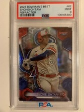 2023 Bowman's Best- Shohei Ohtani #62 Refractor PSA-9