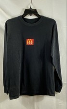 Travis Scott Cactus Jack McDonald's Astroworld Black Long Sleeve T-Shirt Size S