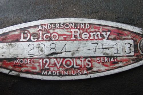1956-57 Chevy Generator With Power Steering Pump Delco Remy #102084 7E13 May 13 - Picture 4 of 7