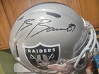 BROCK BOWERS Signed Las Vegas Raiders Full-Size Rep Helmet - Beckett Witnessed
