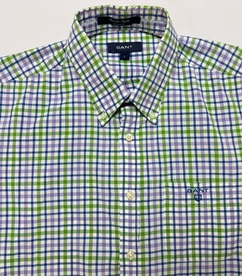 Gant Kurzarm Hemd Regular Fit Gr L  Kariert 0189
