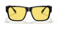 Burberry BE4358 300185 Men's Sunglasses – Knight Black Frame / Yellow Lenses