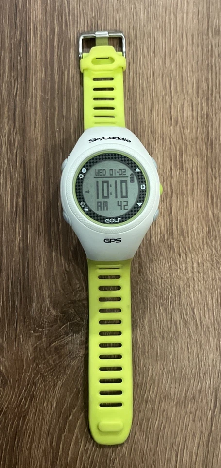 Sky Caddie Golf Watch Sport Series GPS Tracker Rangefinder w/ Charger White - Image 2 of 4