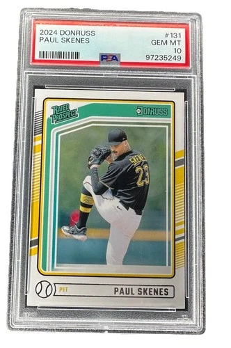 2024 Panini Donruss - Rated Prospects #131 Paul Skenes (RC) PSA 10