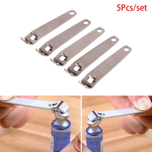 5Pcs Multifunctional Stainless Steel Opener Oral Liquid Vial Ampule