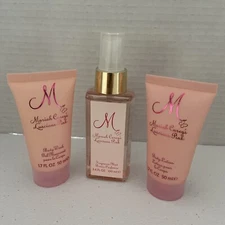 MARIAH CAREY’S LUSCIOUS PINK.Mist 3.4oz. Body Wash(NEW) 1.7oz Body Lotion 1.7oz