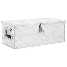 Aluminium Side Locker Lockable Tool Box Trailer Storage Chest Van Truck HGV