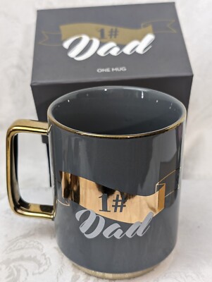 1 dad coffee mug Number One Dad 15 oz. Black Mug – Broken Knuckle Apparel