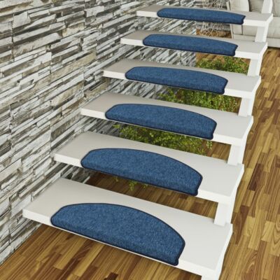Trend Schlinge Stufenmatte Strong Dunkelblau (halbrund)