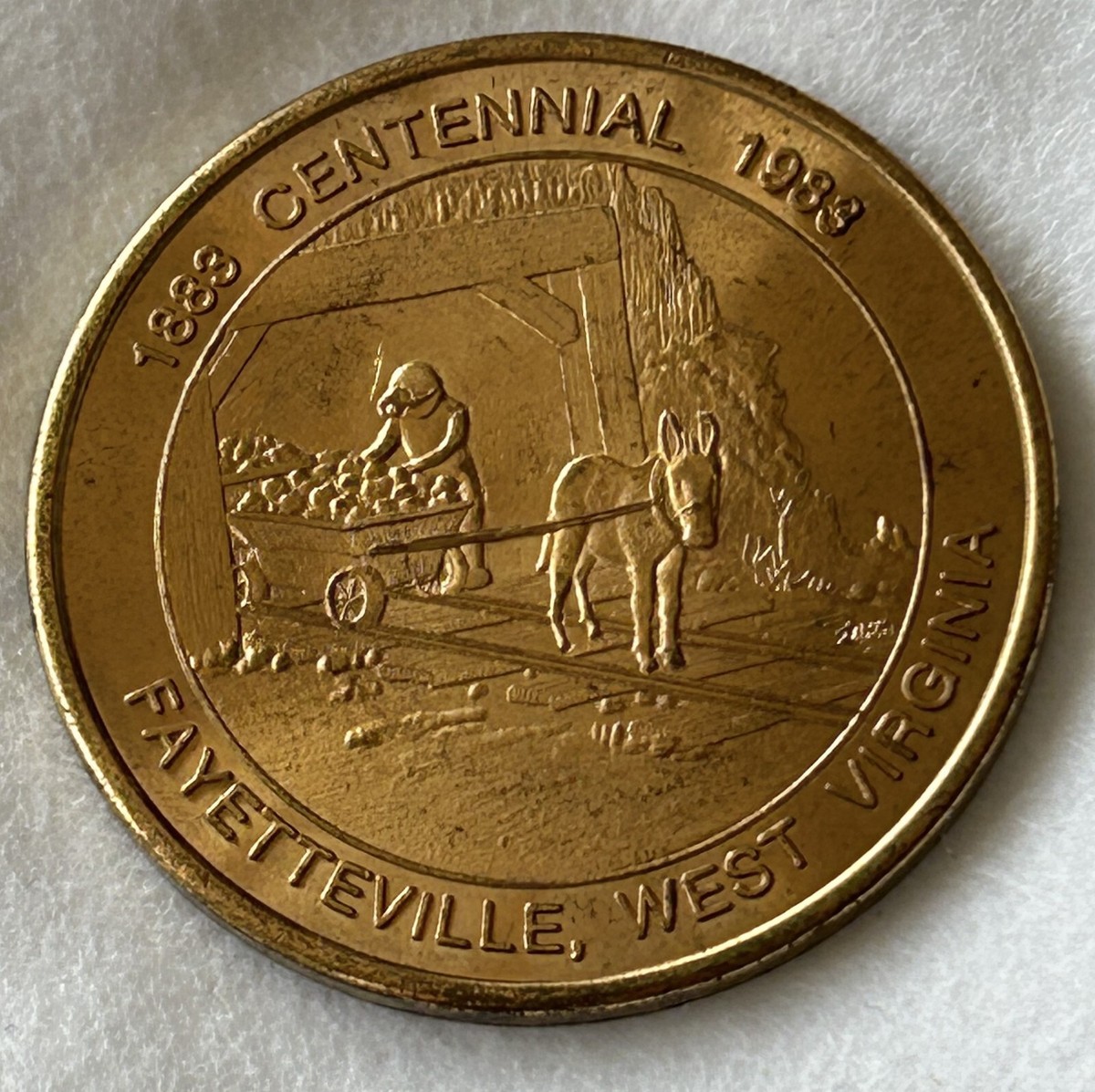 Fayetteville, West Virginia Centennial 1883-1983 MEDAL | eBay