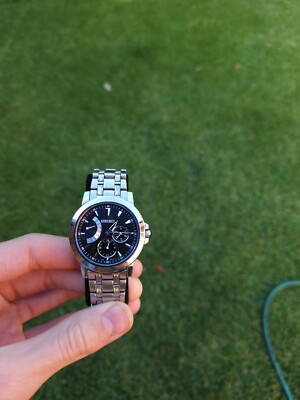 Seiko 5Y66 0AA0 Quartz Black Wristwatch Rare JDM | eBay Australia