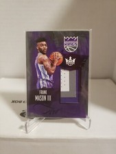 2017-18 Court Kings Art Nouveau Patch Frank Mason III #AN-FM Rookie 7/25 Kings