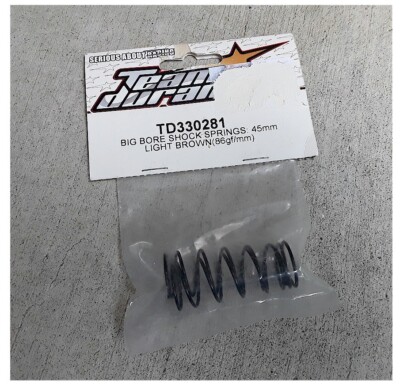 RC Team Durango TD330281 Big Bore Shock Springs 45mm 85gf/mm DEX410 v3 v4 v5 1pr