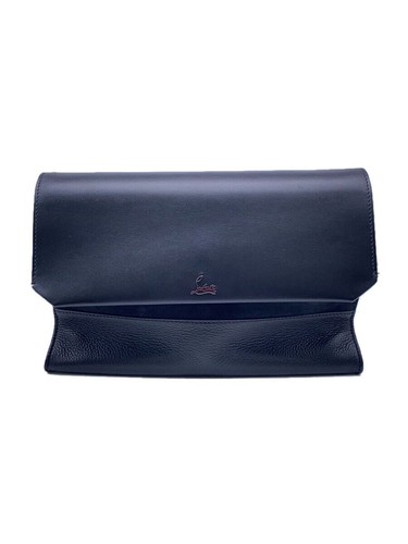 Christian Louboutin Chain Shoulder Bag Handbag Clutch Bag Black Studs Logo - Picture 5 of 9