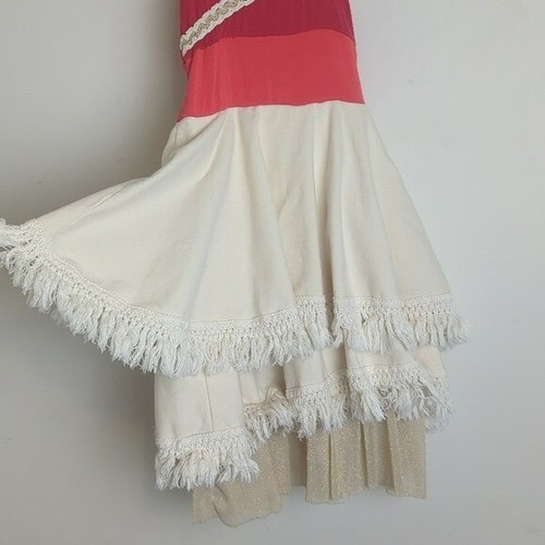 Boho Whimsical Placard Moana Dress Fairytale Girls 5-6 - Picture 3 of 9