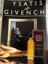 Publicité Vintage Advertising Parfum YSATIS DE GIVENCHY Paris 1986