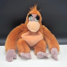 WALT DISNEY STORE PLUSH bean bag stuffed animal Jungle Book King Louie mowgli