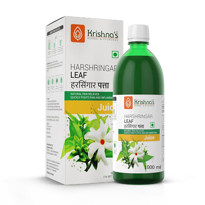 KRISHNA'S HERBAL & AYURVEDA Night Jasmine Parijat Harshringar Leaf Juice, 100...