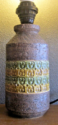 Rare Large 27cm  Ceramic Table Light by Aldo Londi for Bitossi Italy, late 1960s
