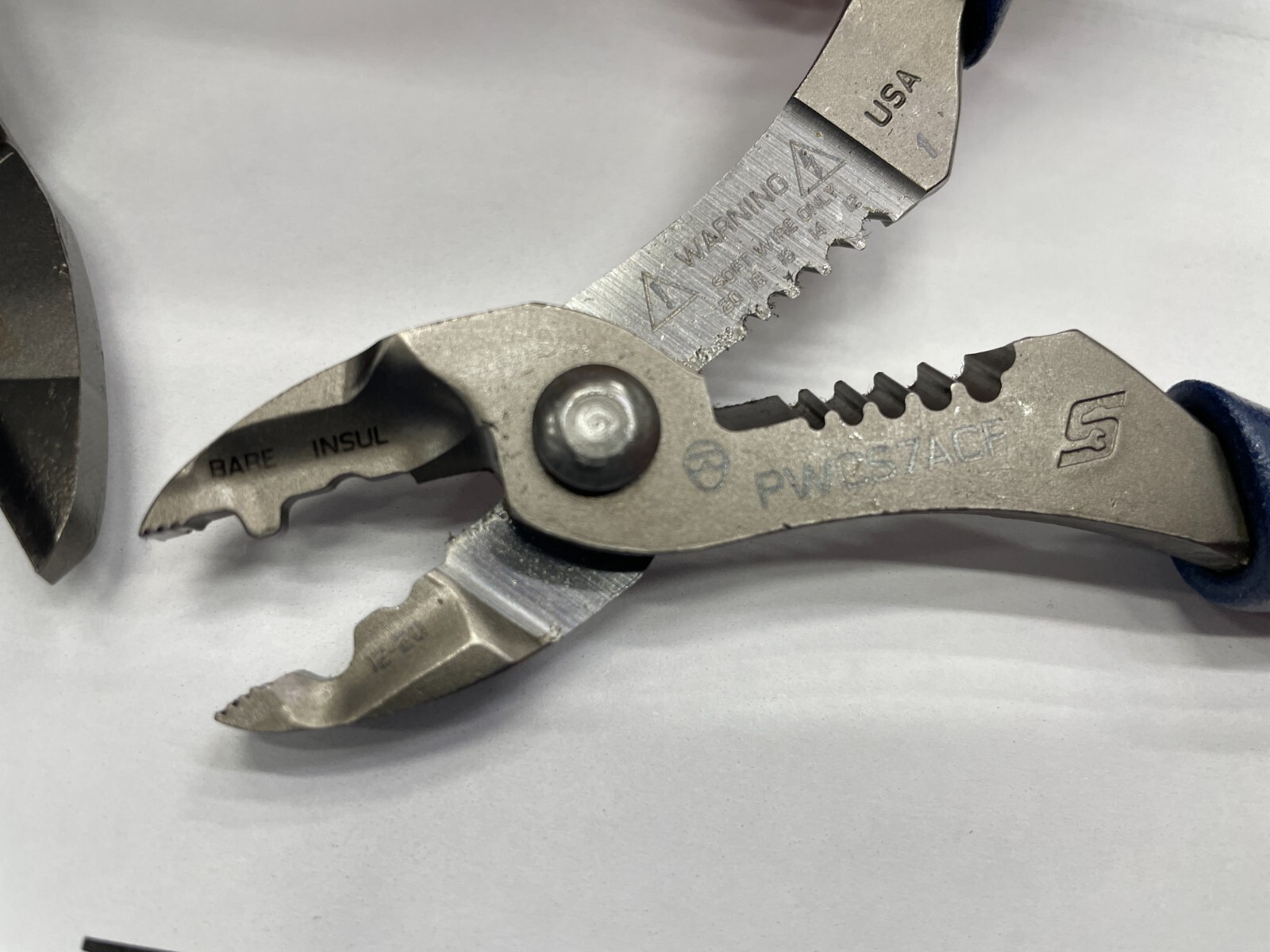 Snapon Tools USA NEW POWER BLUE Crimper Stripper Plier Lot Set