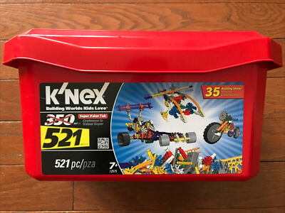K'nex Building Construction Toys Set 521 Pieces for sale