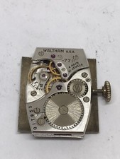 Vintage Waltham 771 21J 10k RGP Watch Is Running for Parts/Repair