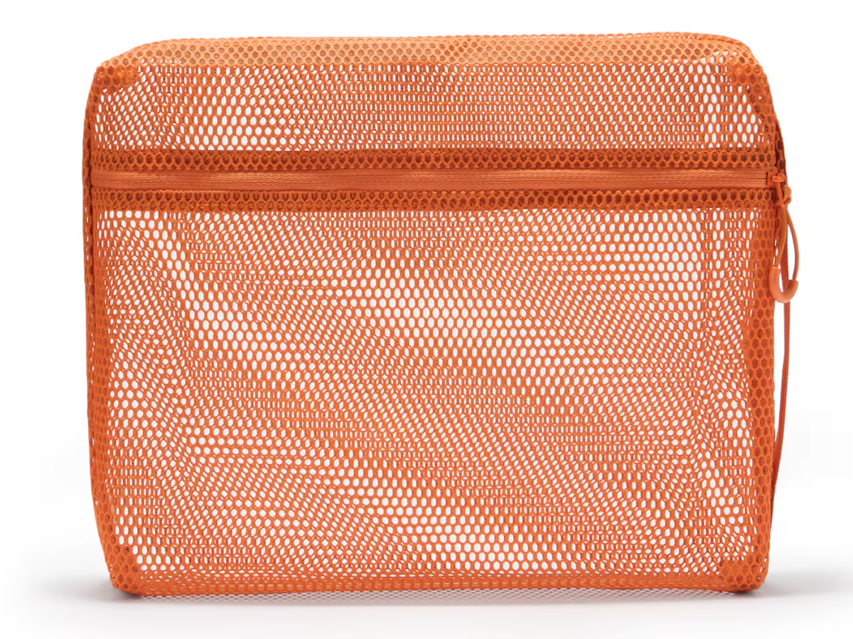 Muji 3D Mesh Case Dimensional Large size Orange 21 x 27 x cm from Japan