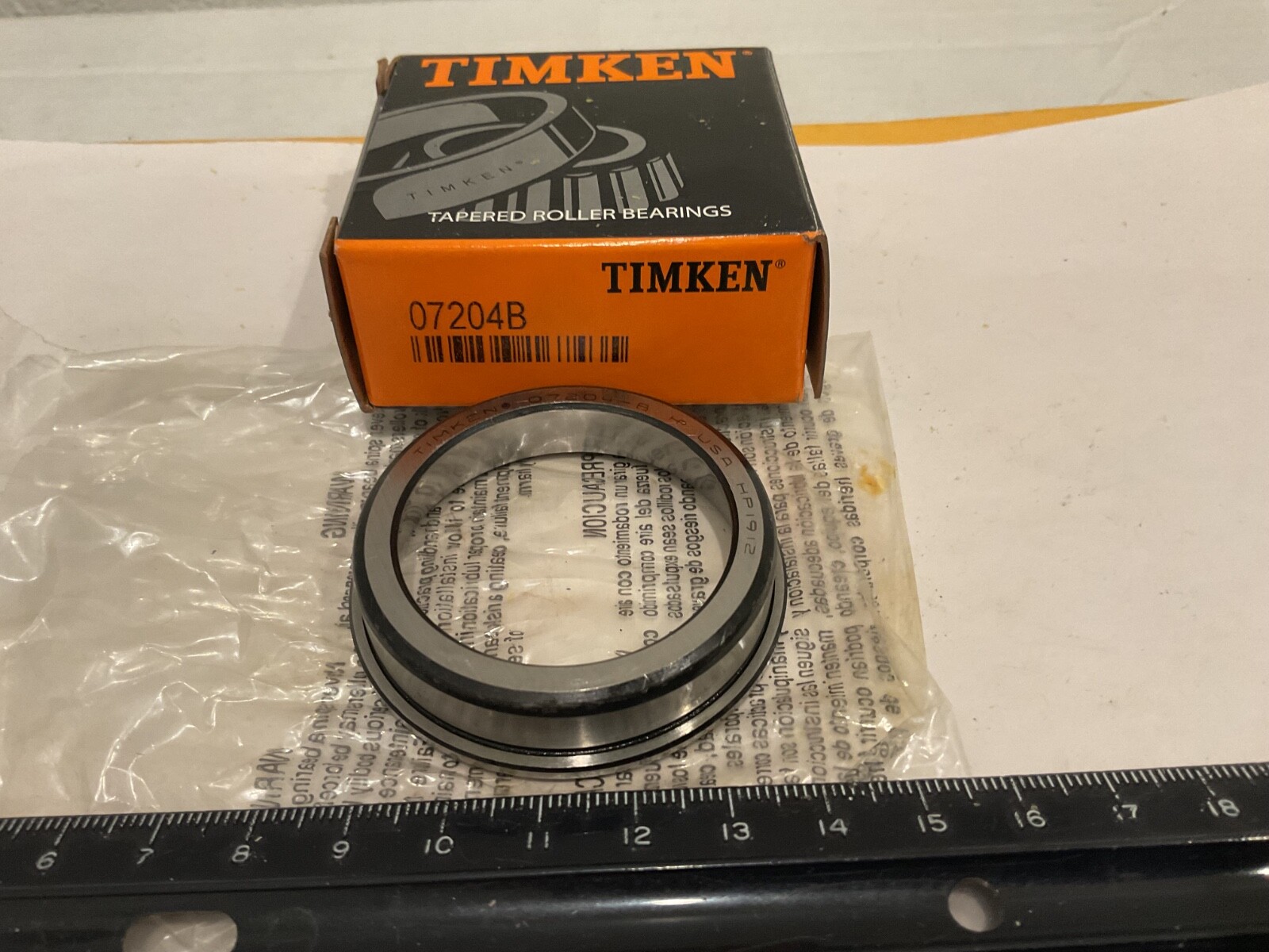 Timken 072048 Flanged Cup Bearing 2.047in OD 2.199in Flange
