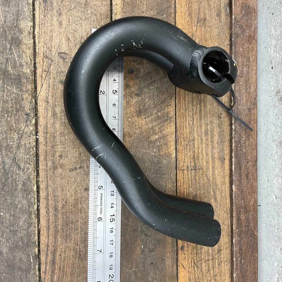 Manillar de colección con abrazadera de barra de caída en extremos de extensión 27,2 Origin8 negro DropIn Foto 3 de 4