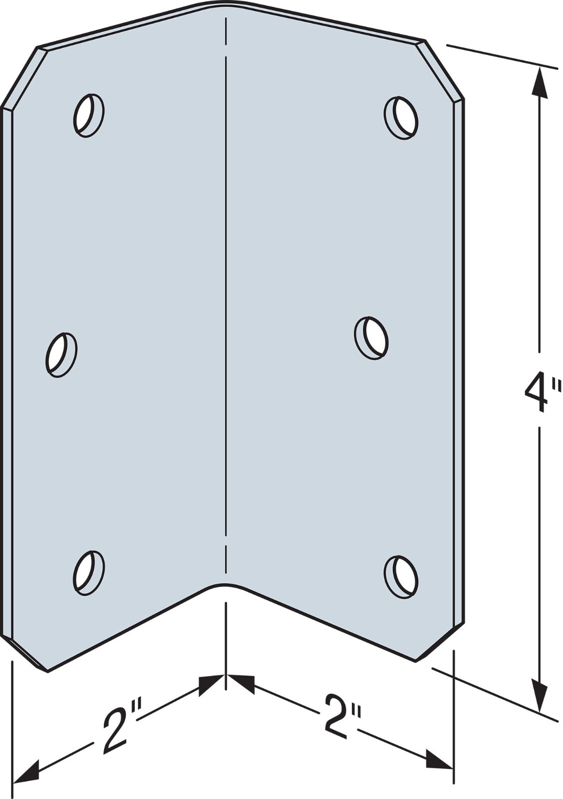 15 Angle Brackets NIB MiTek USP ML24TZ Ref ML24Z Ext. Use Angle