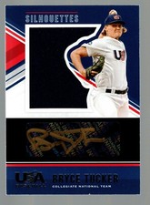 2018 USA Stars & Stripes Silhouettes Black Gold Signature Jersey #3 Bryce Tucker