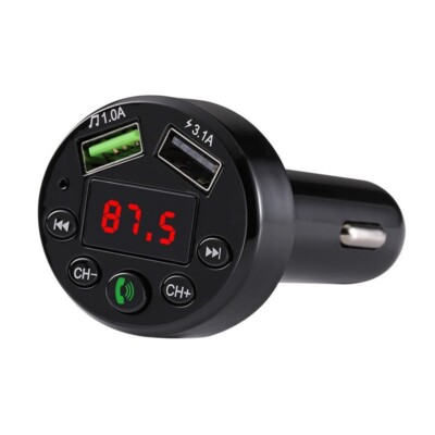 FM Transmitter Auto Kfz Radio Adapter Dual USB Ladegerät Xiaomi Huawei Sony A32