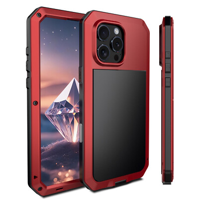 Metal Case For iPhone 15 14 13 12 16 Pro Max Gorilla Heavy Duty Cover Shockproof