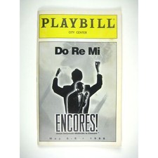 Do Re Mi May 1999 Playbill City Center Encores Nathan Lane Bryan Stokes Mitchell