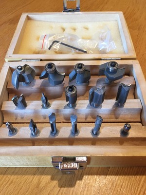 Professional Woodworker 15 Piece Router Bit Tool Set w 
