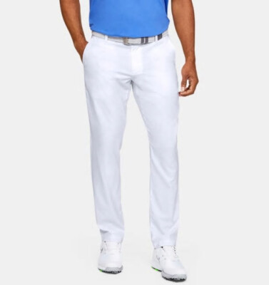 Under Armour Herren Showdown Pants Hose weiß UVP 65£ leichter Stretch 4 Taschen