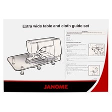 Genuine Janome Extra Wide Table & Cloth Guide...