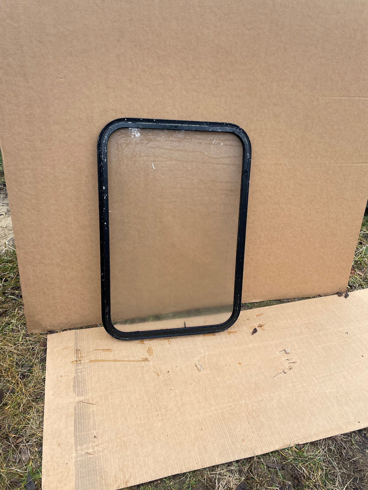 RV / Trailer Window, 24"X36", Fixed Window, Clear Glass, With Trim Rings #37