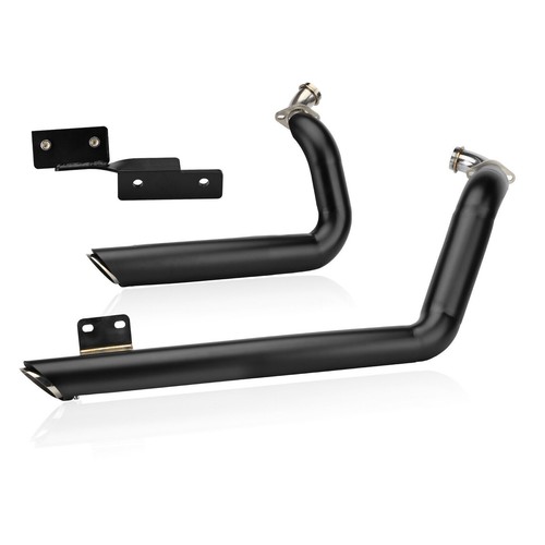 Staggered Exhaust Pipes System Compatible Fits Harley Street XG500 XG750 2015-20 - Picture 4 of 8