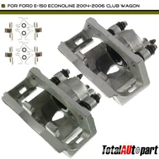 2x Brake Caliper Rear Left & Right w/ Bracket for Ford E-150 Econoline 2004-2006
