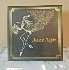 2016 Rosanna Jazz Age Women Set of 4 Porcelain Coasters Original Box